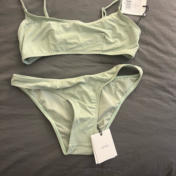 Brand new with tags onia sea green bikini - Picture 3 of 3
